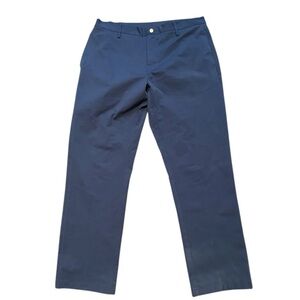 Ministry Of Supply Aviator Pants Mens 36x32 Standard Blue Chino Flat Front